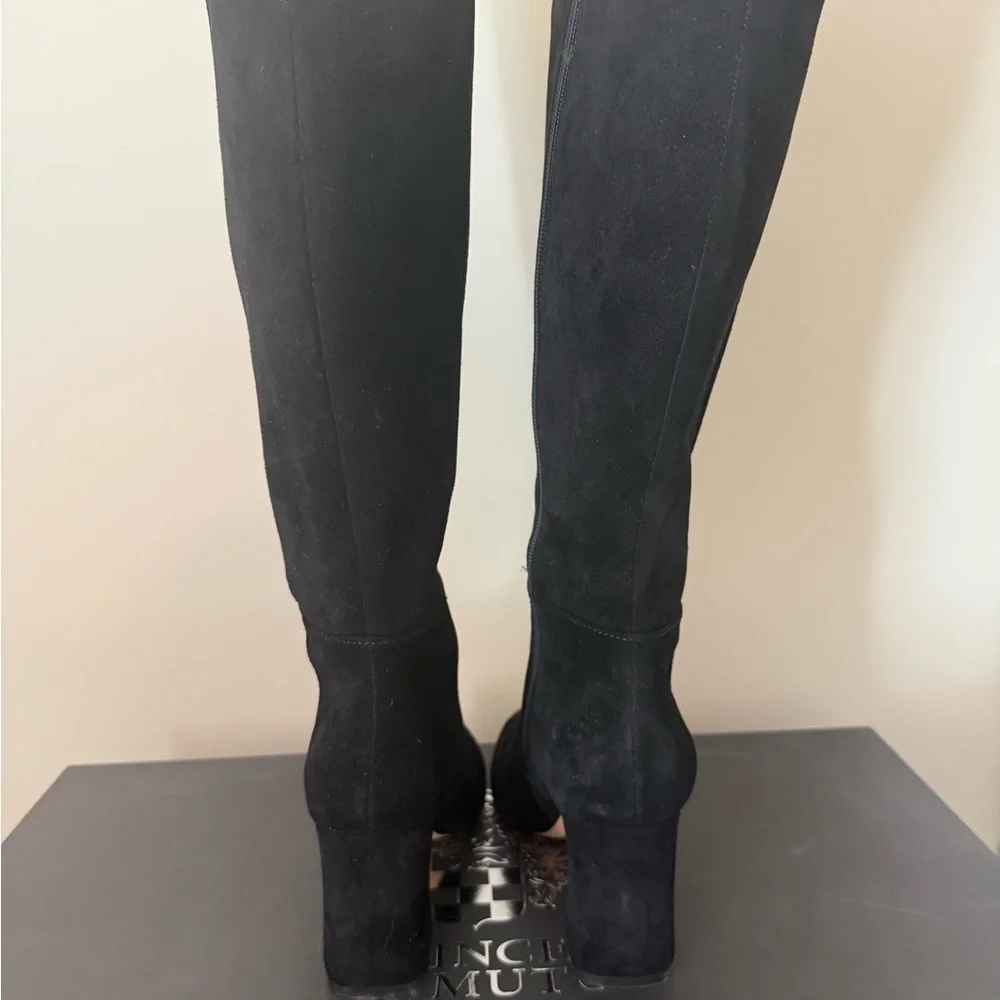 Vince Camuto VP- Kailen2 Black Tall Heeled Boots. Wide Calf. - Picture 4 of 7